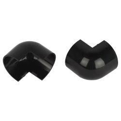 Внешний угол ЭРА OC-KK-20-12-GR для полукруглого кабель-канала графит 20х12мм 2шт/комплект