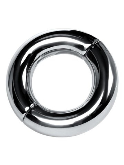 Магнитный утяжелитель на мошонку TOYFA Metal – серебристый