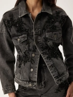 Жакет джинсовый АУРА, черный