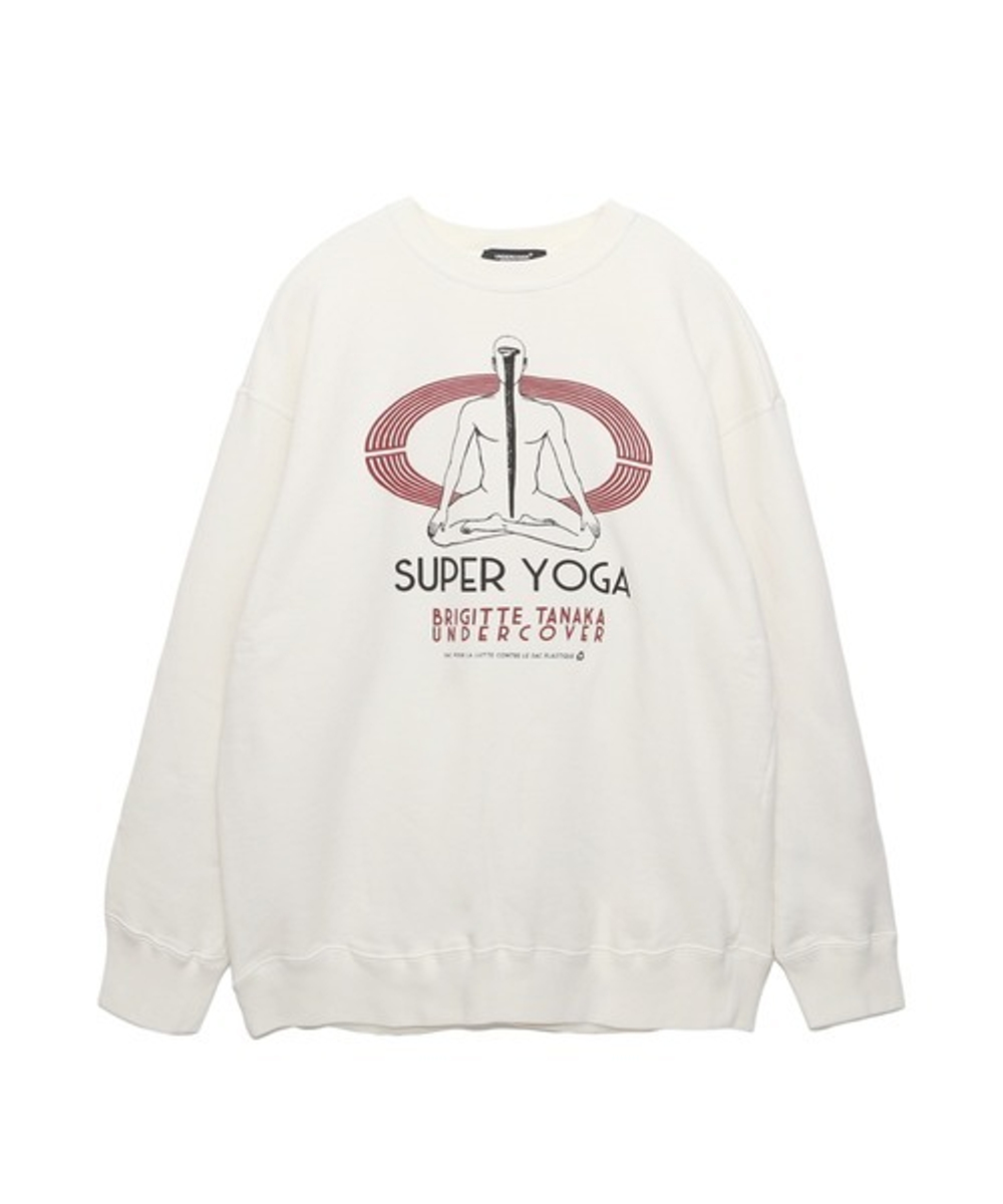 UNDERCOVER x BRIGITTE TANAKA СВИТШОТ БЕЖЕВЫЙ SUPER YOGA