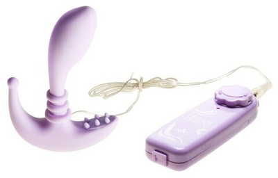 Тройной вибратор с пультом управления Marvelous Anchor (Цвет: сиреневый)