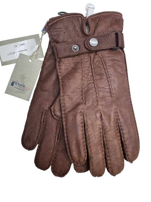 Перчатки. Мужские. Материал верха: Кожа оленя. Подклад: Трикотаж-шерсть. 5 шт в упаковке.