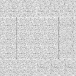 Тротуарная плитка КВАДРАТ 500х500 мм - Гранит Белый