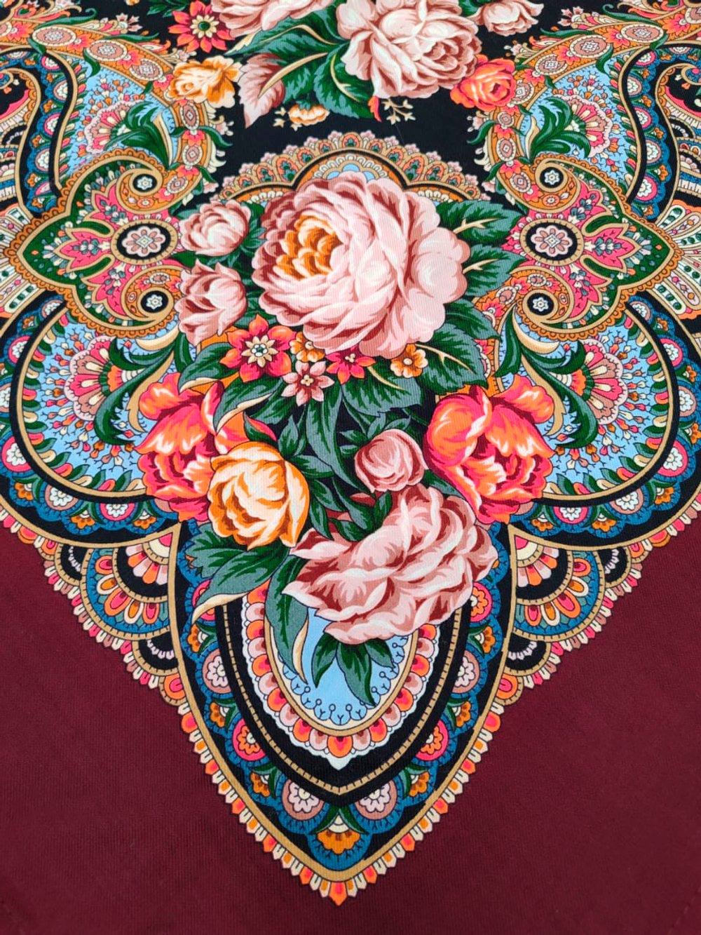 Павловопосадский платок Любовь земная 1760-6