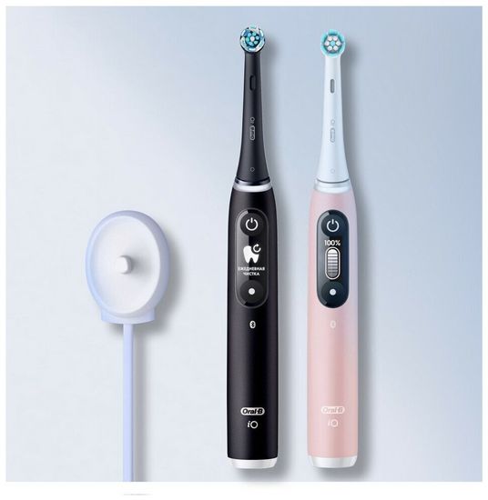 Электрические зубные щетки Oral-B iO 6 DUO Black Lava и Pink Sand