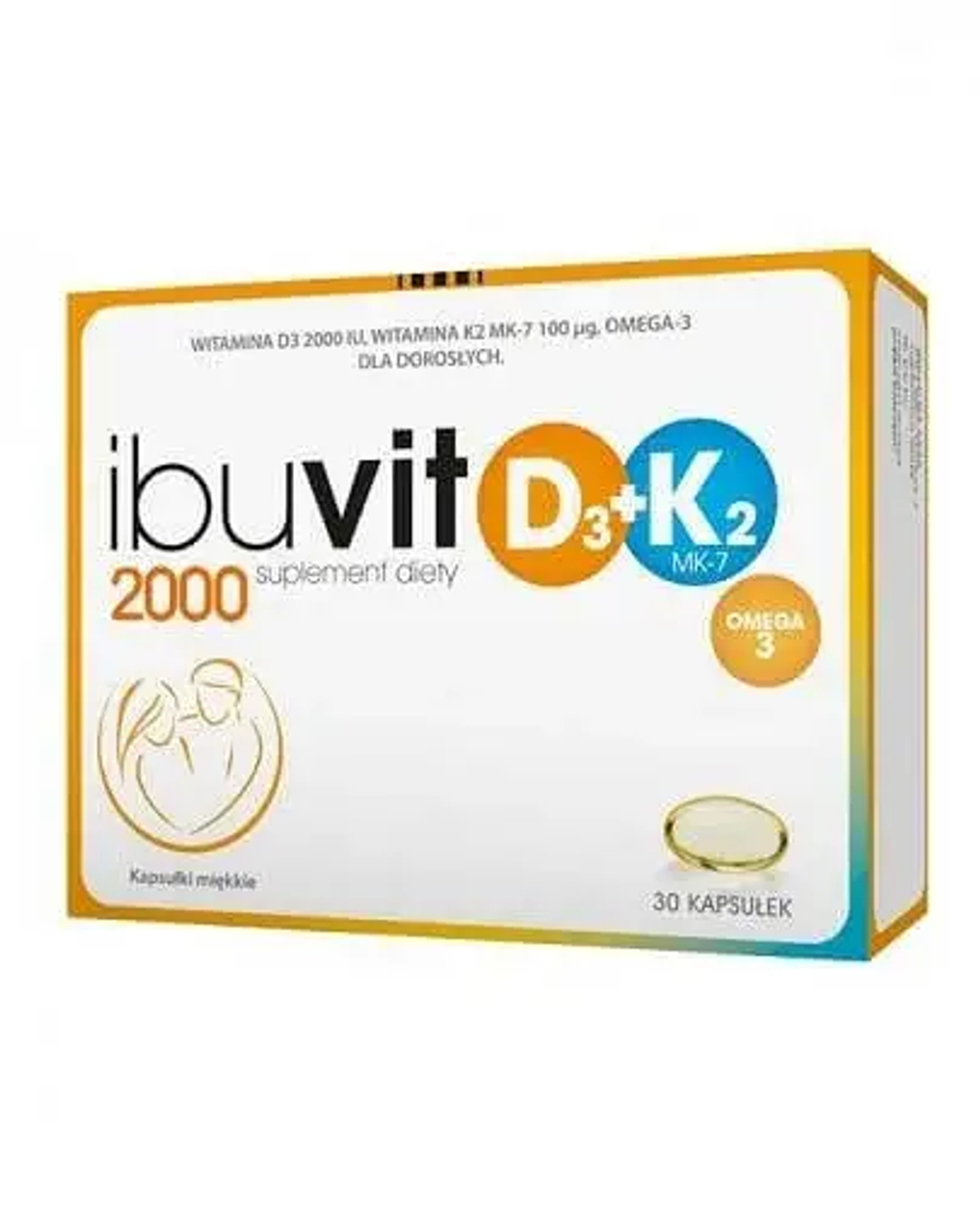 Ибувит D3 2000 + K2 MK-7 Омега 3 - 30 капсул