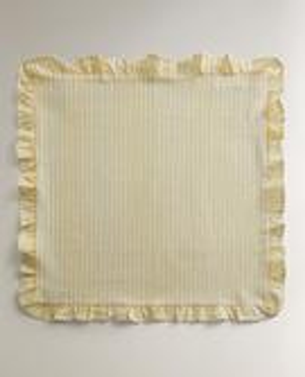ZARA HOME ХЛОПКОВЫЕ САЛФЕТКИ С ВОЛАНАМИ (2 ШТ.), ЖЕЛТЫЙ
