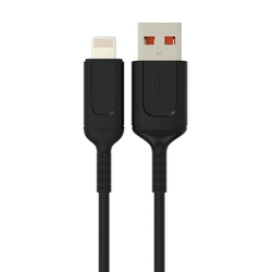 Зарядное устройство FUMIKO CH13 2.4А c Lightning черное