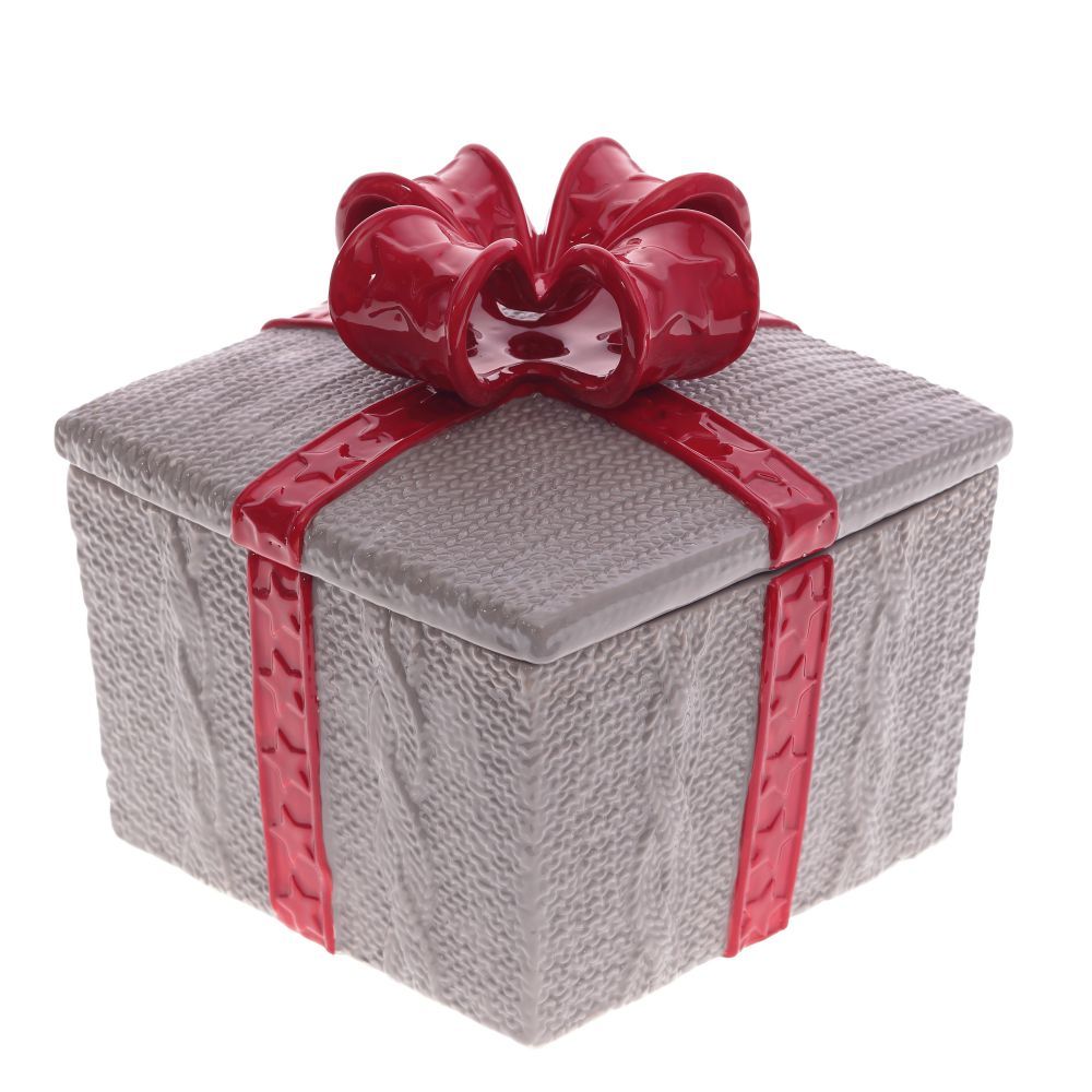 GAEM Конфетница "Подарок", 2700 мл, L21 W21 H20 см