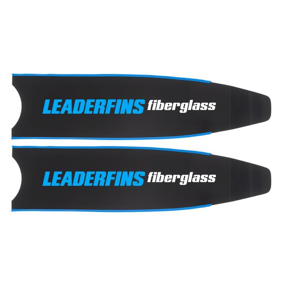 Лопасти Leaderfins Abyss Pro стеклотекстолитовые с наклейкой 20° синяя отбортовка