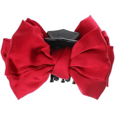 Заколка-краб для волос «ПЕРСЕЯ», цвет бордовый, 14,5*9см (блистер Кокетка)