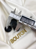 Пуговицы ХугоБ. темно-коричневые