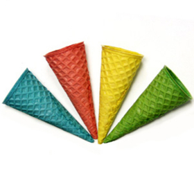 Вафельный рожок 110 ЦВЕТ.АССОРТИ 8 шт.