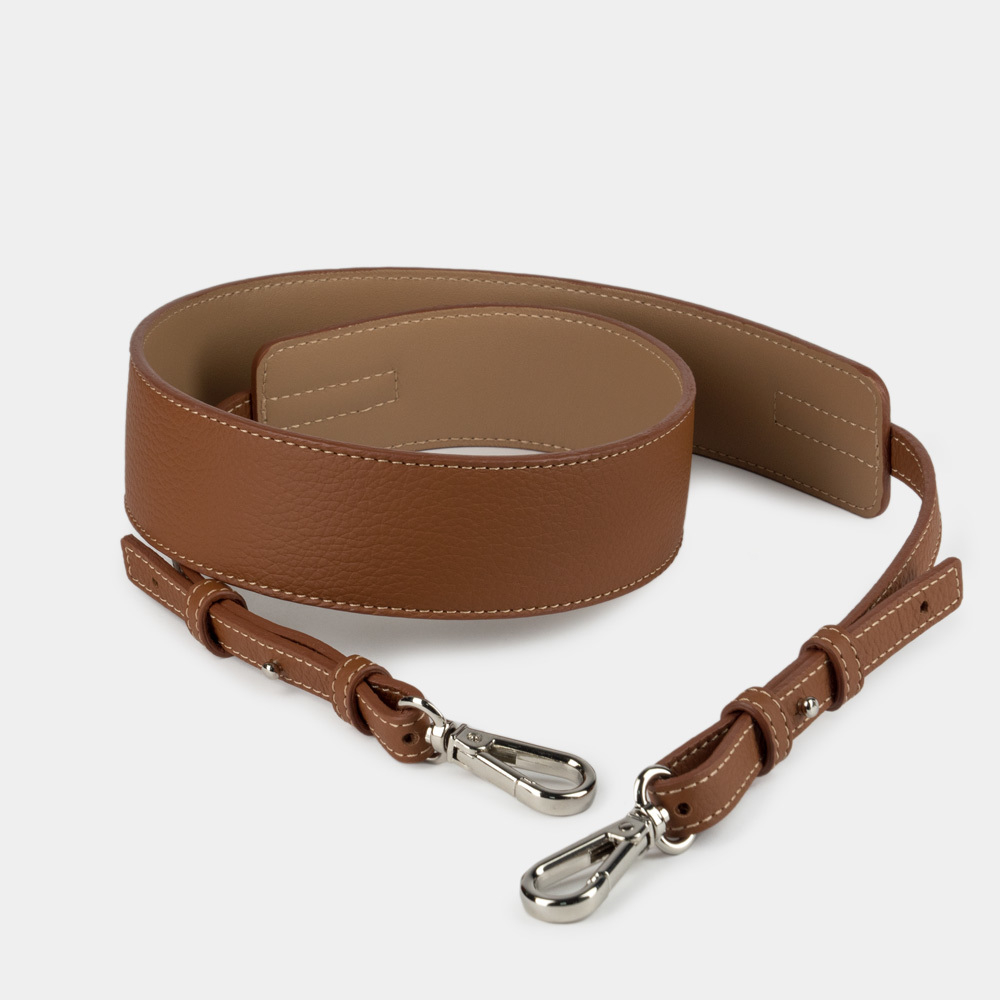 Женская сумка Emilie из кожи теленка цвета карамель