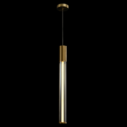 Светильник подвесной Crystal Lux LINEUP SP11W LED BRASS