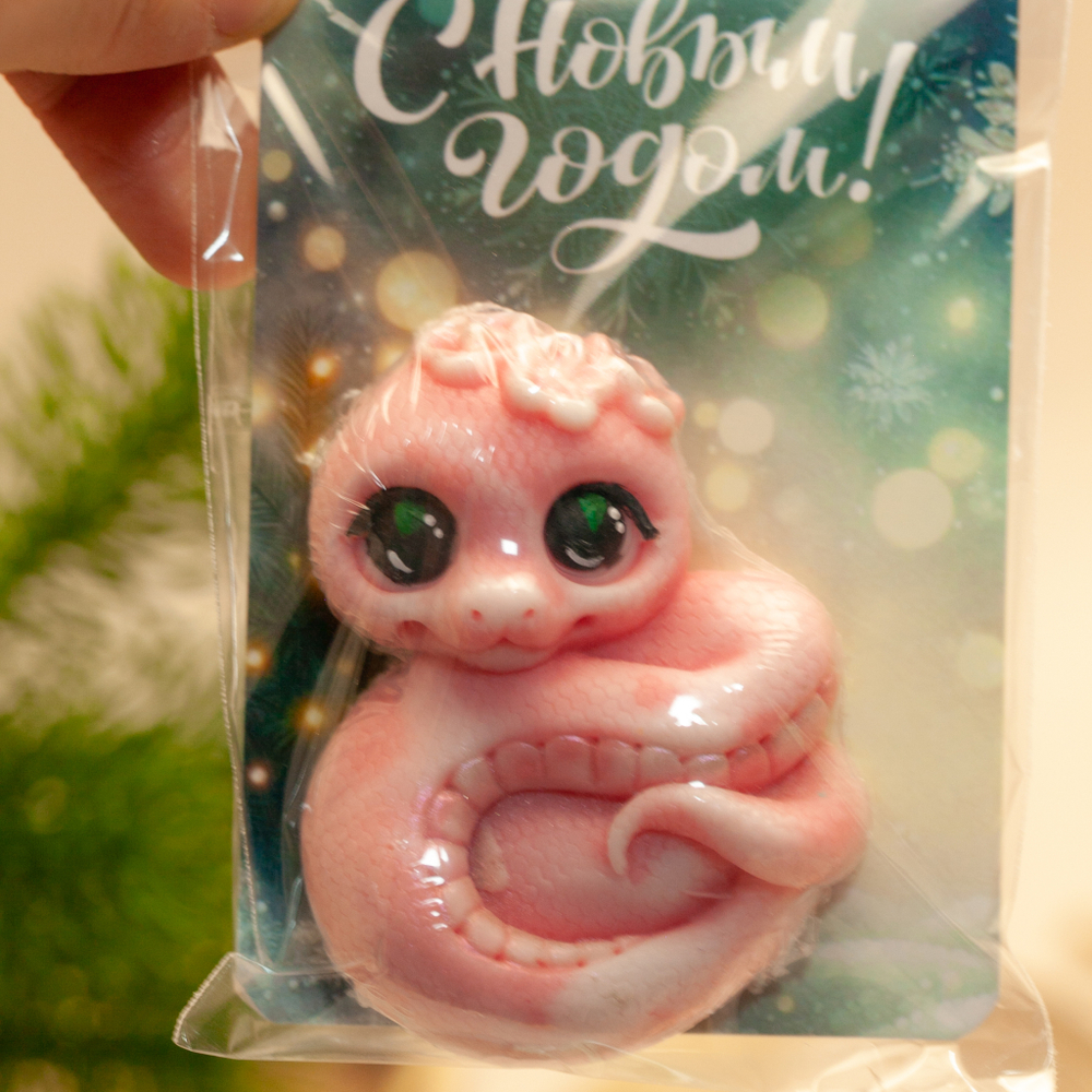 Мыло "Змейка открытка"