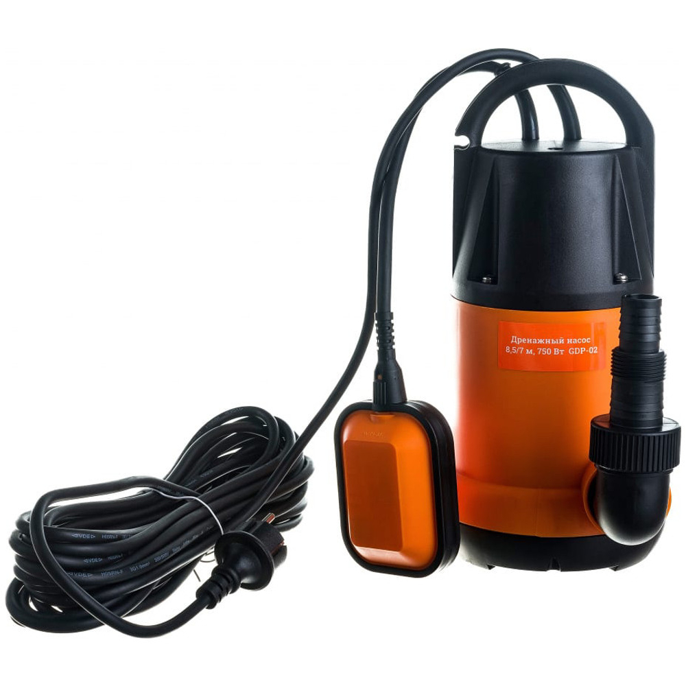 Насос дренажный Gigant GDP-02 19483944 8,5х7 м 750 Вт