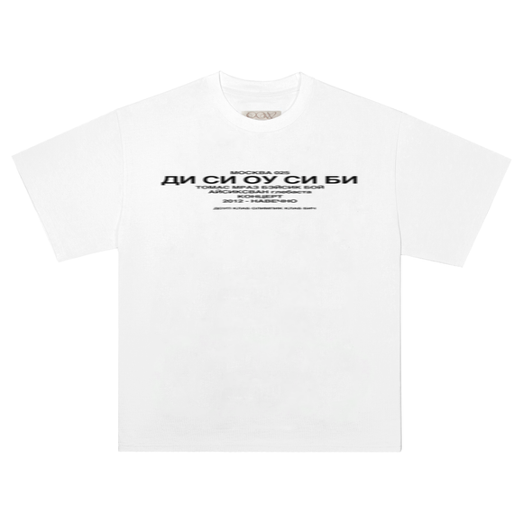 DCOCB BLUR WHITE T-SHIRT