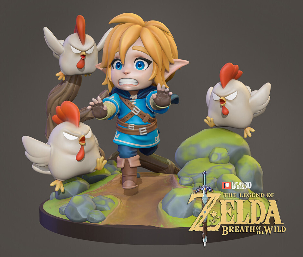 Link Линк Chibi Funko POP Zelda Зельда Breath of the Wild Коллекционная Фигурка Аниме