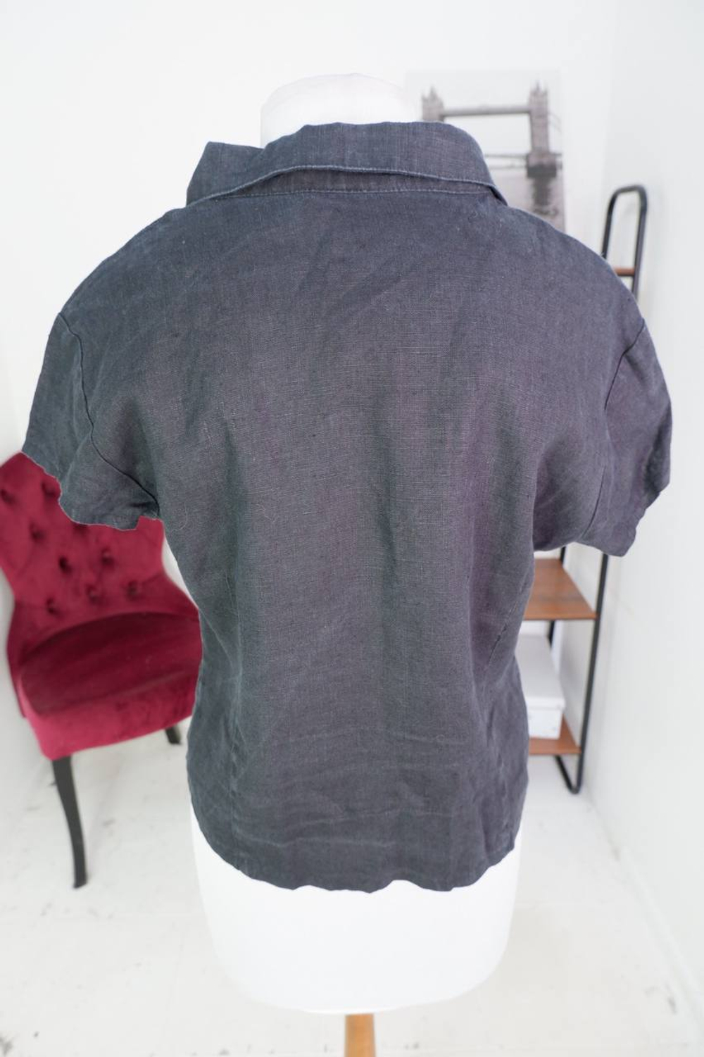 Блузка Banana Split льняная, маркировка 44, визуально на 50 размер