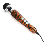 Жезловый вибратор Die Cast 3 с тигровым принтом - 28 см.