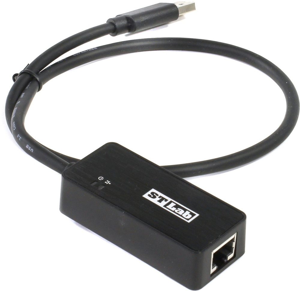 Сетевая карта USB/разветвитель STLab &lt; U-790 &gt; (RTL) USB 3.0 to Gigabit Ethernet Adapter