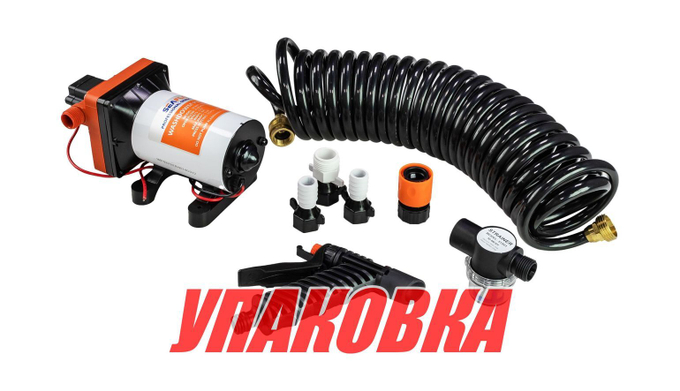 Комплект помывочный SeaFlo, 12 В, 15 л/мин, 55 PSI (3.8 бар) (упаковка из 8 шт.)