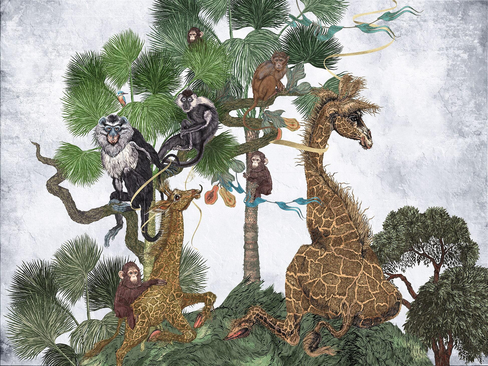 Дизайнерские обои Wall Street Zoo-21