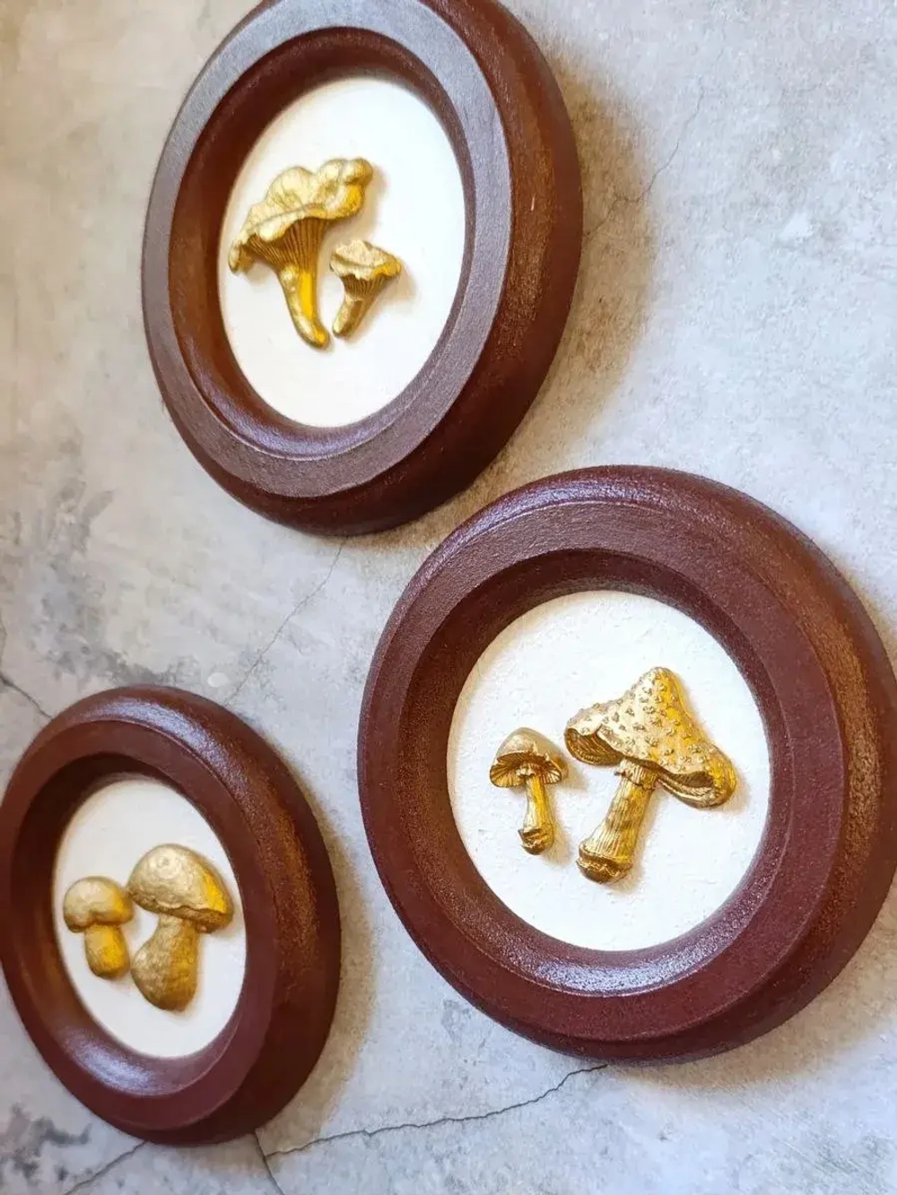 Панно на стену для интерьера грибы мухоморы