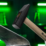 Молоток слесарный, 1000 г, квадратный боек, деревянная рукоятка// Сибртех