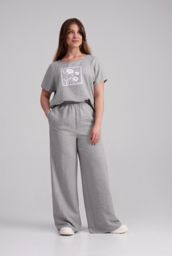 Брюки женские 4323ВП, серый #514Сер024323ВП