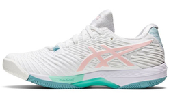 Женские Кроссовки теннисные Asics Solution Speed FF 2 - white/frosted rose