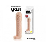 Насадка-удлинитель Yes! с втулкой, M, длина 16 см, диаметр 3.1 см