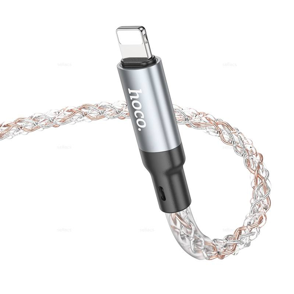 Кабель USB на Lightning Hoco U112 (grey) (Краснодар склад)