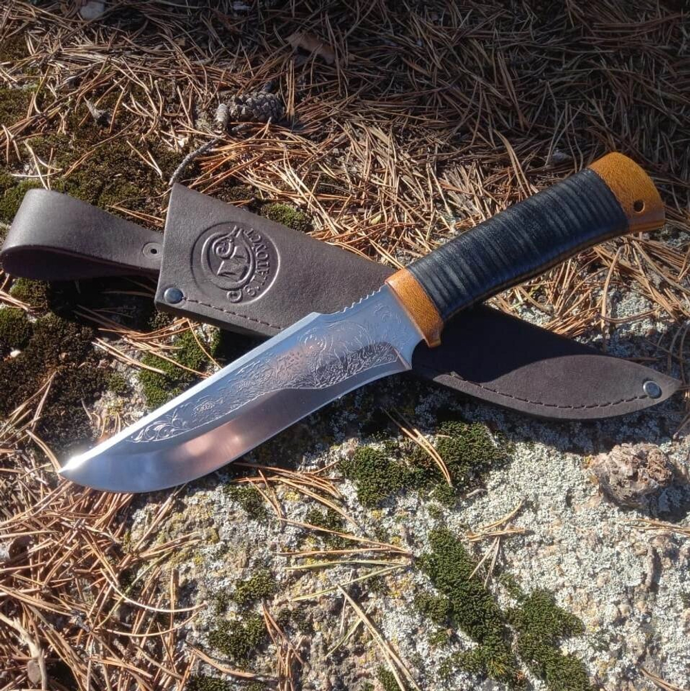 Нож НС-24 Стиль-М, гравировка (Златоуст)