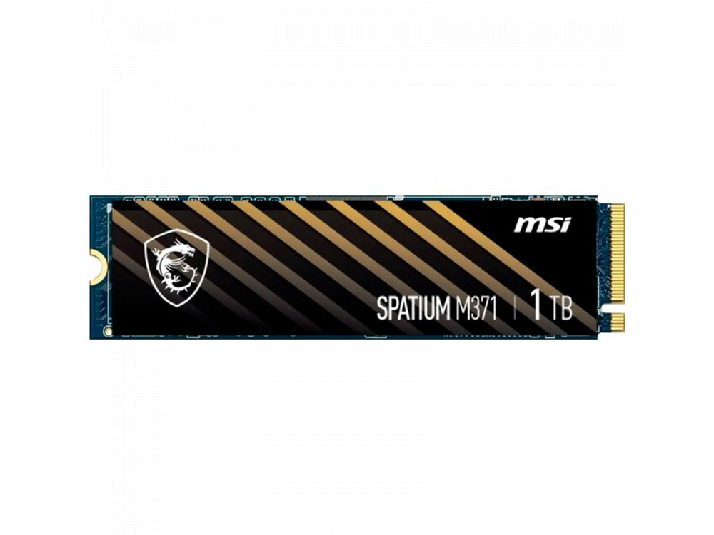 SSD накопитель MSI Spatium M371 1ТБ, M.2 2280, PCIe 3.0 x4, NVMe [S78-440L870-P83]