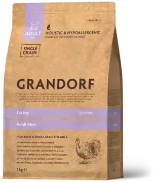 Grandorf Сухой корм для собак мини пород с Индейкой