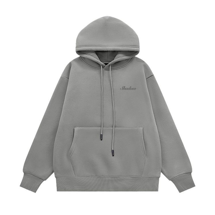 Худи SHADOW Classic Logo, серый, утеп.