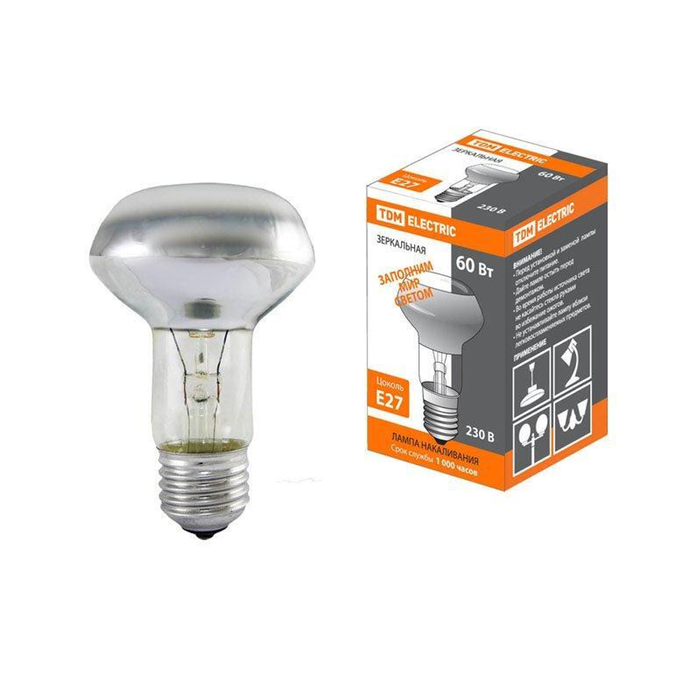 Лампа R63 Е27 60Вт 220V TDM