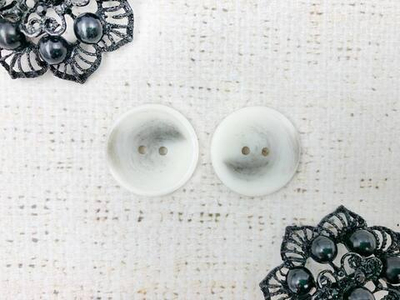 Пуговицы, d 2,5 см, молочный