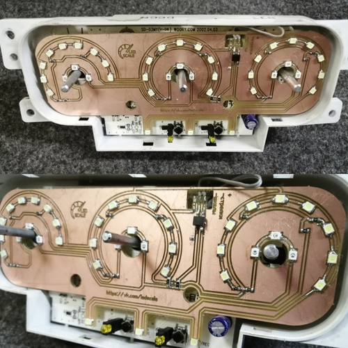 Светодиодные платы для подсветки блока печки Spectra (индивидуальный заказ по цветам)