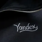 Купить Толстовка Яндекс с молнией у горла черная Толстовка Яндекс с молнией у горла черная