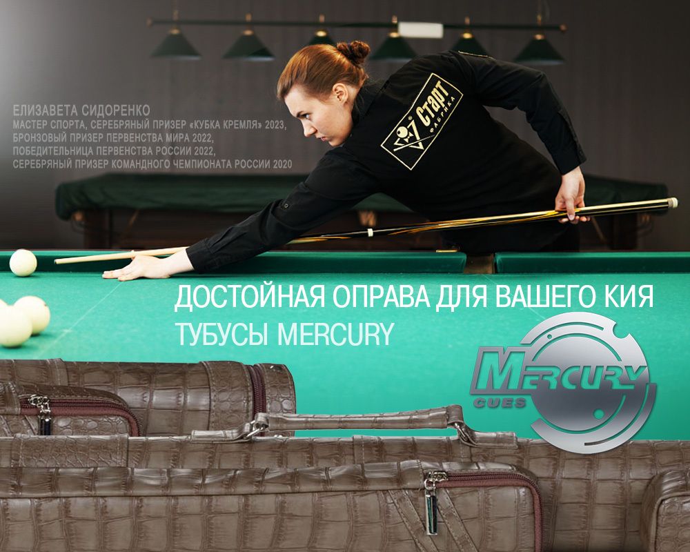 Тубус на 2 кия Меркури-PRO (серый)