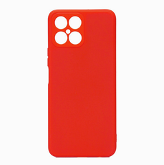 Силиконовый чехол Mat TPU матовый для Huawei Honor X8 (Красный)