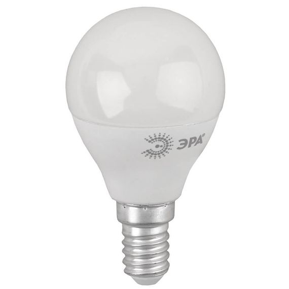 Лампа светодиодная ЭРА E14 8W 4000K матовая ECO LED P45-8W-840-E14 Б0030023