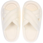 Шлепанцы женские «GRACE», цвет белый, р-р 36-37