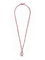 Колье "Cord Pearl" Bordo с жемчугом