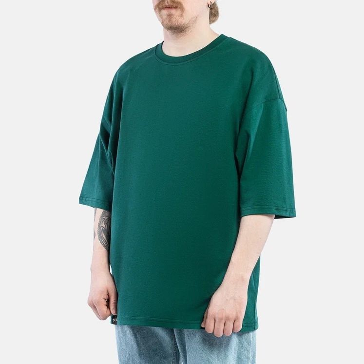 Футболка HAIDED BLANK, глуб.зеленый