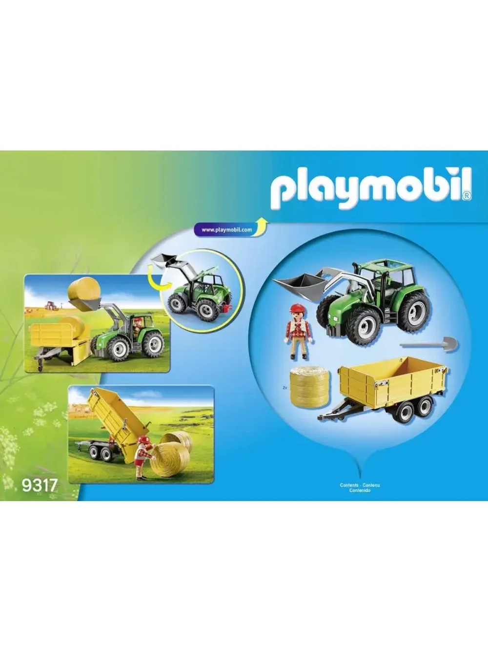 Набор Трактор с прицепом Playmobil 9317
