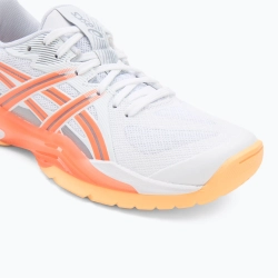 Кроссовки волейбольные ASICS Powerbreak FF white/vivid coral